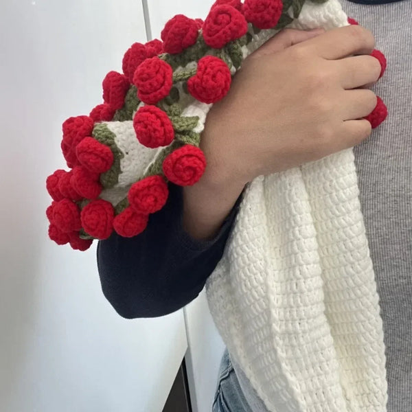 Blooming Bouquet Blanket - Sun Flower - Red Roses