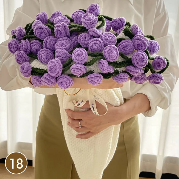 Blooming Bouquet Blankets - Flowers - Violet Roses
