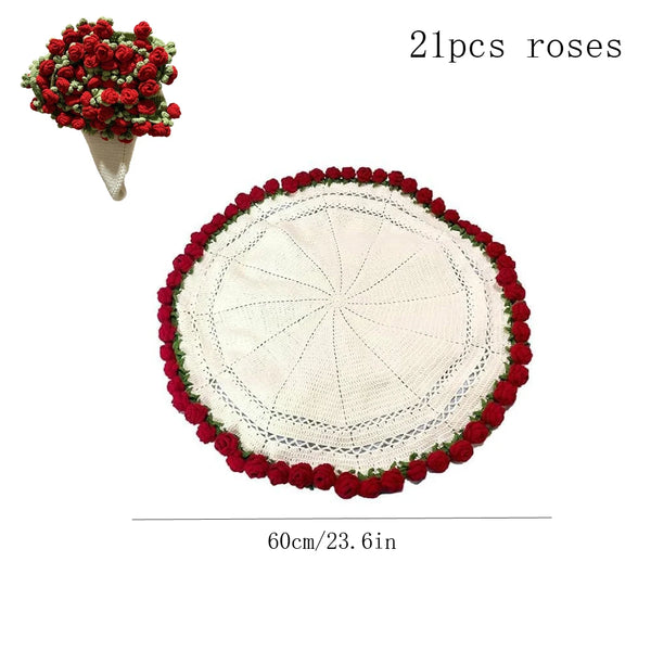 Blooming Bouquet Blanket - Red Roses