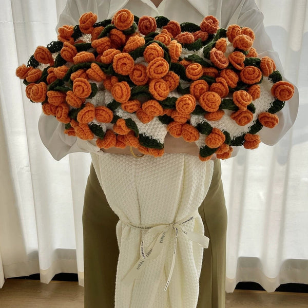 Blooming Blankets - Orange Roses