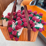 1pcs Finished Flower Bouquet Blanket Soft and Lightweight Knitted Throw Blankets for Birthday Wedding Valentine’s Day Home Decor