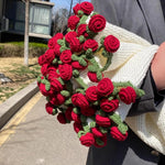 1pcs Finished Flower Bouquet Blanket Soft and Lightweight Knitted Throw Blankets for Birthday Wedding Valentine’s Day Home Decor