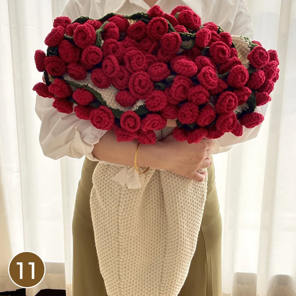 Blooming Bouquet Blankets - Flowers - Deep Red Roses