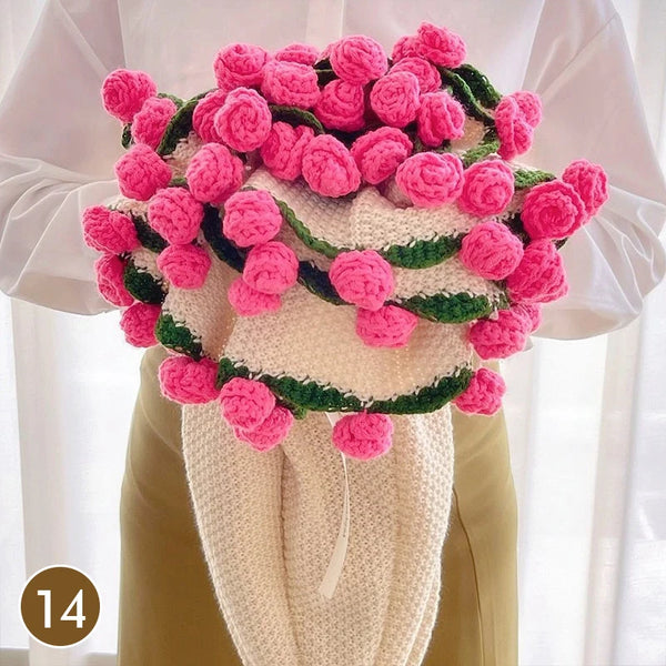 Blooming Bouquet Blankets - Flowers - Hot Pink Roses