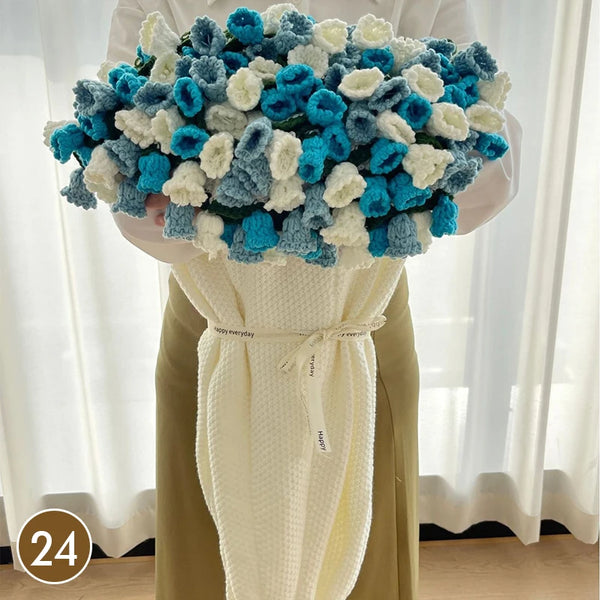 Blooming Bouquet Blankets - Flowers - Blue Flowers