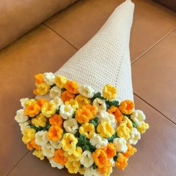 Blooming Bouquet Blanket - Sun Flower - Three-color yellow