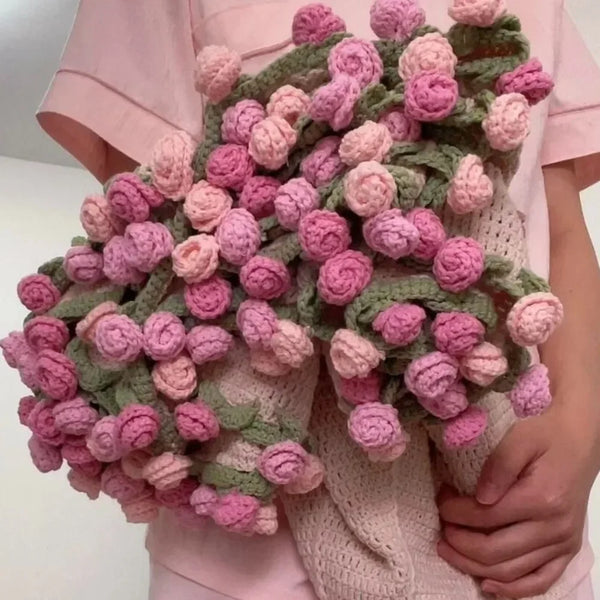 Blooming Bouquet Blanket - Sun Flower - Ombre Pink Mix